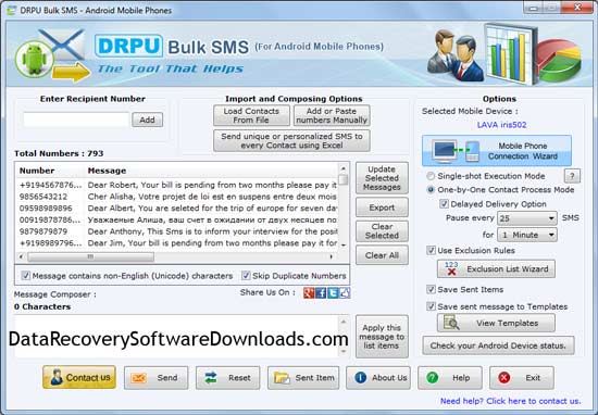 Text Messaging Software for Android software